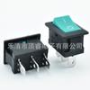 Interruptor de Navio Certificado Kc Kcd1 de Três Pinos e Duas Velocidades 15*21mm Quadrado Interruptor Rocker Coreano de 3 Pinos