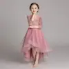 Aliexpress Vestido Rosa Brilhante de Princesa para Aniversário de Meninas, Tutu de Daminha, Fantasia para Apresentação de Piano Infantil