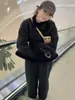 Abrigo Corto Integrado de Piel de Oveja para Mujer, Nuevo Estilo Coreano Otoño e Invierno 2025, Chaqueta Biker Engrosada con Cuello Alto