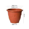 Vaso de Flor de Plástico para Orquídeas Grandes e Jiboias, Vaso de Galão, Espessado e Durável com Base, Adequado para Plantas de Jardim e Plantas em Vasos