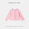 [Colección de Chaquetas Tejidas] Suéteres Tejidos para Niños de Dudu Ropa de Otoño para Niños Tops para Niñas Otoño 2026 Nuevo Estilo
