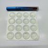 Grano anticolisión cilíndrico semiesférico transparente de silicona resistente al desgaste anticolisión almohadilla de silicona para pies de muebles antideslizante almohadilla de goma para vidrio