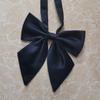 Azul Marinho Gravata Gravata Borboleta Flor Terno Masculino e Feminino Fita de Cetim Laço de Ângulo Plano Acessórios Uniforme Escolar Jk
