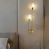 Sofá de Sala de Estar Moderno Escandinavo Transfronteiriço Parede de Fundo Corredor Corredor Lâmpada Simples Quarto Cabeceira Lâmpada de Parede em Forma de U