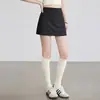 Saia de Tênis para Mulheres, Saia-Calça Esportiva de Verão para Corrida, Treinamento, Yoga, Conjunto de Meia-Saia Anti-Exposição Esportiva, Saia Curta Fitness de Secagem Rápida