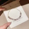 Galáxia Névoa Roxa~Pulseira com Pingente de Flor de Zircônia Gota d'Água Estilo Minimalista Coreano Ins Pulseira Joia de Luxo Leve de Alta Qualidade