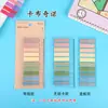 Nuevas pegatinas de índice Morandi al por mayor de colores transparentes notas adhesivas lindas creativas papel para notas de diario estilo ins