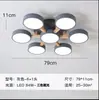 Luz de techo para sala de estar, elegante luz minimalista nórdica creativa estilo madera natural para dormitorio, iluminación VV Taiwán, estilo moderno minimalista