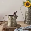 Accesorios de Fotografía Estilo Americano Retro Arte de Hierro Taza de Té Taza de Café Exhibición de Restaurante Estilo Nostálgico Adorno de Decoración del Hogar
