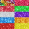 Cuentas de Barril 6*9mm Cuentas Pony Transparentes Agujero Grande Trenzado de Rastas Materiales Hechos a Mano Cuentas para Hilo Cuentas Sueltas Accesorios para Joyería DIY