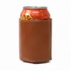 Calidad Japonesa y Coreana 330ml Funda de Cuero PU para Lata de Cerveza Universal, Funda para Taza de Bebida, Funda de Cuero para Botella de Lata de Cola