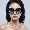 Gafas de sol de estilo europeo y americano con montura grande multicolor y estampado floral, Gafas de sol para protección solar en verano, playa y exteriores
