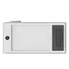 Calentador de Baño Bull Y26A con Ventilador y Lámpara Integrados, Calentador de Ventilación Multifuncional Montado en Techo para Baños