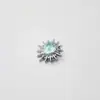 Arete de titanio F136 con forma de erizo de mar y corazón para lóbulo de la oreja, Piercing para labio de erizo de mar con rosca interna de titanio G23, Accesorio de joyería para la oreja
