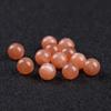 Piedra Solar Luz de Luna Naranja Cuentas Sueltas Suelto DIY Pulsera para Mujer Cuentas Individuales Piedra Luz de Luna Naranja Cuentas Redondas Cristal Pulsera para Hombre