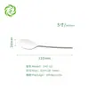 Almidón de Maíz Vajilla Mfpp Cuchillo Tenedor Cuchara Pastel Comida Occidental Cuchillo Tenedor Cuchara Postre Ecológico Espesado Grado Alimenticio