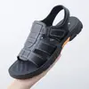 Sandálias Masculinas para Dropshipping para Uso ao Ar Livre, Resistentes ao Desgaste, Antiderrapantes, Sapatos de Praia Impermeáveis, Adequados para Dirigir e Trabalhar, Sandálias de Tamanho Grande para Homens