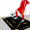 Tapete de treinamento esportivo de futebol transfronteiriço Tapete de treinamento de futebol interno Tapete de futebol antiderrapante à prova de som