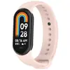 Adecuado para Correa de Reloj Xiaomi Mi Band 8 Cabeza de Metal Correa de Silicona Dividida Correa de Reloj M9 Correa de Reloj de Goma Xiaomi Mi Band 9