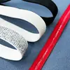 Encaje de Borde Suave de Spandex en Stock, Tirantes de Sujetador Teñibles, Banda Elástica de Punto de Alta Elasticidad