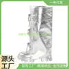 Botas de media pantorrilla para mujer, Moda europea y americana Nuevo estilo 2024, Botas largas de punta redonda, Color plateado, Suministro directo de la fábrica de zapatos para mujer de Chengdu