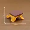 Figuras creativas y adorables de la serie 'perro en casa', accesorios de decoración DIY para casa de muñecas, adornos de escritorio para paisajes en miniatura