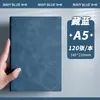 Cuaderno A5, Exquisito y de Aspecto de Alta Calidad, con Cubierta de Piel Suave para Uso Empresarial, Notas de Reuniones de Trabajo, Diseño Retro y Sencillo