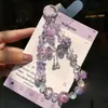 Adesivos de Orelha de Elfo com Laço e Coração de Cristal Fashion e Frescos, Pingente de Lua Doce para Celular
