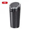 Cubo de basura para coche con tapa, Contenedor de almacenamiento montado en el lateral, Mini bolsa de almacenamiento, Organizador para respaldo de asiento de coche, Portavasos, Contenedor para cáscaras de fruta