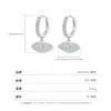 Modian Prata de Lei S925 Estilo Europeu e Americano Luxo Acessível Full Diamond Design de Nicho Brincos Olho Personalizados Brincos para Mulheres