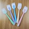 Raspador de silicona de una sola pieza de la FDA, espátula para pasteles translúcida grande resistente a la temperatura, herramientas para hornear una generación de cabello