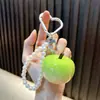 Chaveiro de Miolo de Maçã de Natal Fofo para Mochila Pingente de Mochila Meninas Pequeno Gota Pequenos Presentes Venda por Atacado