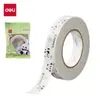 Deli XM567/8 Adesivo Transparente de Pontos Planejador Estudantil de Alto Valor Fita Dupla Face Fita Adesiva de Pontos Apagável para DIY Artesanato