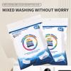 Transfronterizo 50 piezas de película absorbente de color anti-cruce de color no teñible lavable película para lavandería papel absorbente de color lavadora doméstica masterbatch de color