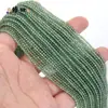 Cuentas redondas pequeñas de 2/3 mm, cristal natural, ágata, turquesa, para pulsera, collar DIY, venta al por mayor, cuentas sueltas, accesorios de joyería