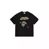 Dropshipping Marca de Moda High Street 240g Camiseta Cartoon de Alta Qualidade Manga Curta Comércio Exterior Atacado Transfronteiriço Unissex Top Camiseta Tendência