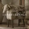 Novo produto transfronteiriço: Escultura de ovelha vintage desgastada