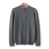 Cárdigan de Lana para Hombre, Bloque de Color Cuello Redondo Versátil Cachemir Holgado Suéter, 23 Nuevo Punto de Otoño/Invierno Chaqueta de Punto para Hombre