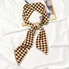 Bufanda para Mujer Invierno Tejida Larga Estilo Coreano Nuevo Estilo Coreano Estudiante Decorativa Geométrica Larga de Lana Pequeña Bufanda
