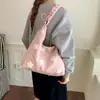 Bolso de Hombro Único con Bordado de Estrella de Gran Capacidad Dulce Estilo Coreano para Mujer Otoño/Invierno 2026 Nuevo Bolso Tote Cruzado para Viaje Perezoso