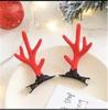 Diadema de Cuernos de Reno Navideño Pasador Diadema Hada del Bosque Popular Súper Hada Foto Foto Accesorios para el Cabello Pasador de Reno Femenino Femenino