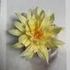 Crisantemo de cabeza de llama simulada 13cm pasador flor tocado tocado de ópera corona de guirnalda hecha a mano diy decoración artesanal flor artificial
