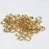 En stock anillas abiertas para saltar materiales para joyería DIY conectores de cadena para pulseras anillos simples de cobre hierro anillos redondos