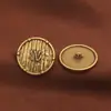 Botones Metálicos Pequeños Estilo Chanel al por Mayor del Fabricante, Botones Iv Ingleses, Botones para Abrigo, Botones para Chaqueta de Algodón, Botones para Gabardina, Botones para Traje