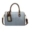 Bolsa Boston, Estilo Nuevo, Gama Alta, Nicho, Moderna, Bolso Cruzado de Moda, Bolso de Mano para Viajes Diarios, Bolso de Hombro, Bolso de Mezclilla