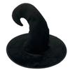 Sombrero de Halloween Sombrero de Bruja de Halloween Sombrero de Pico con Cinta Negra y Hebilla Plateada Sombrero de Carnaval Sombrero para Disfraz de Festival