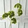 Novo Modelo de Hortênsia Artificial de 5 Cabeças para Casamento Decoração Suave, Vitrine Externa, Arranjo de Flores Artificiais, Arranjo de Flores Artificiais