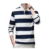 Directo del fabricante: Popular polo simple de manga larga, versátil, casual, artístico, moderno, estilo japonés, de alta gama, orientado a los negocios