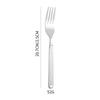 Vajilla de Columna Romana Transfronteriza Paquete de 6 Cuchillo Tenedor Cuchara Supermercado de Medio Oriente Comida Occidental Cuchillo Tenedor para Filete Cuchara de Titanio Bolsa de PVC