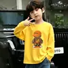 Camiseta Tendência Bonita Fashionável Manga Longa para Meninos Temporada Primavera Outono 2026 Estilo Coreano Infantil Bebê Desenho Algodão Puro Camada de Base Top T